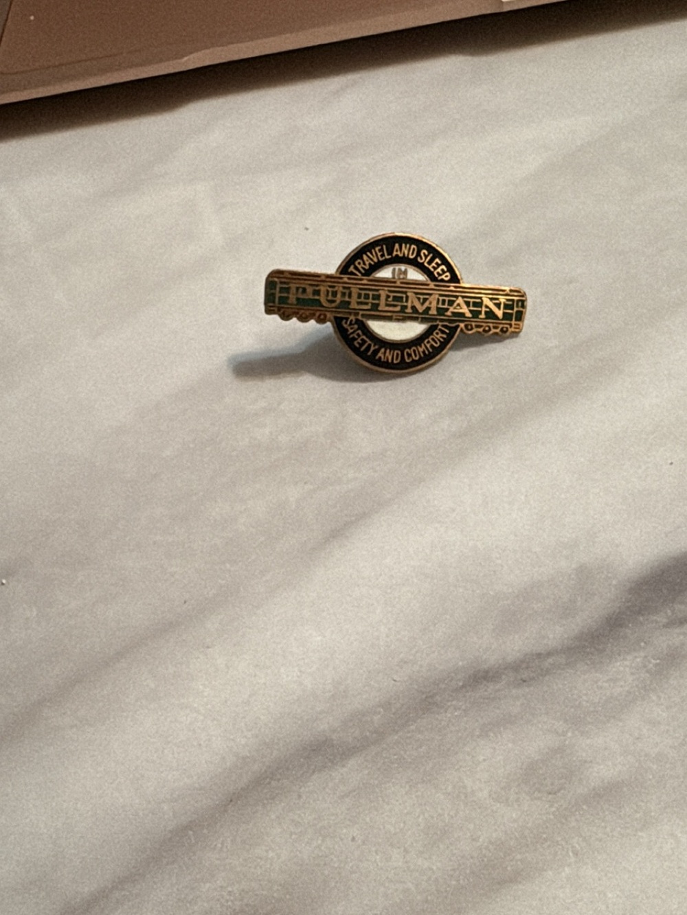 Vintage Pullman Railroad Pin – Travel and Sleep